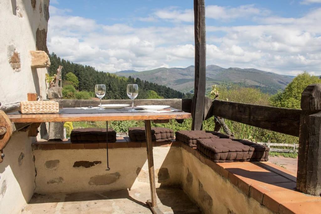 Caserio Vasco Con Piscina Y Barbacoa Orozko Экстерьер фото